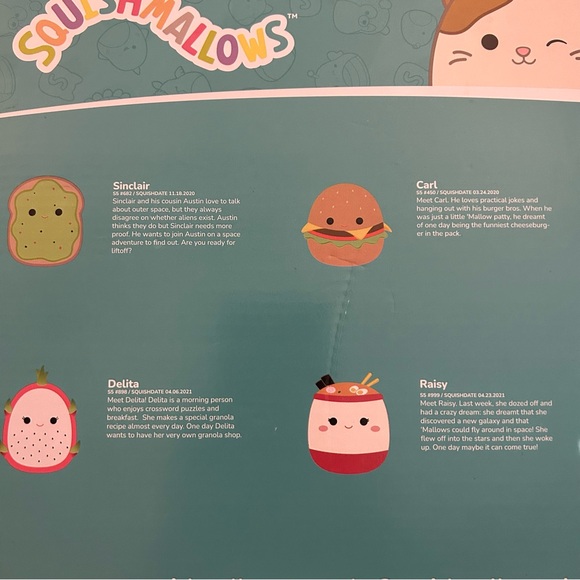 Costco Exclusive 5" Food Squishmallows Mini Plush Set - 8 Pack NIB - Picture 4 of 14
